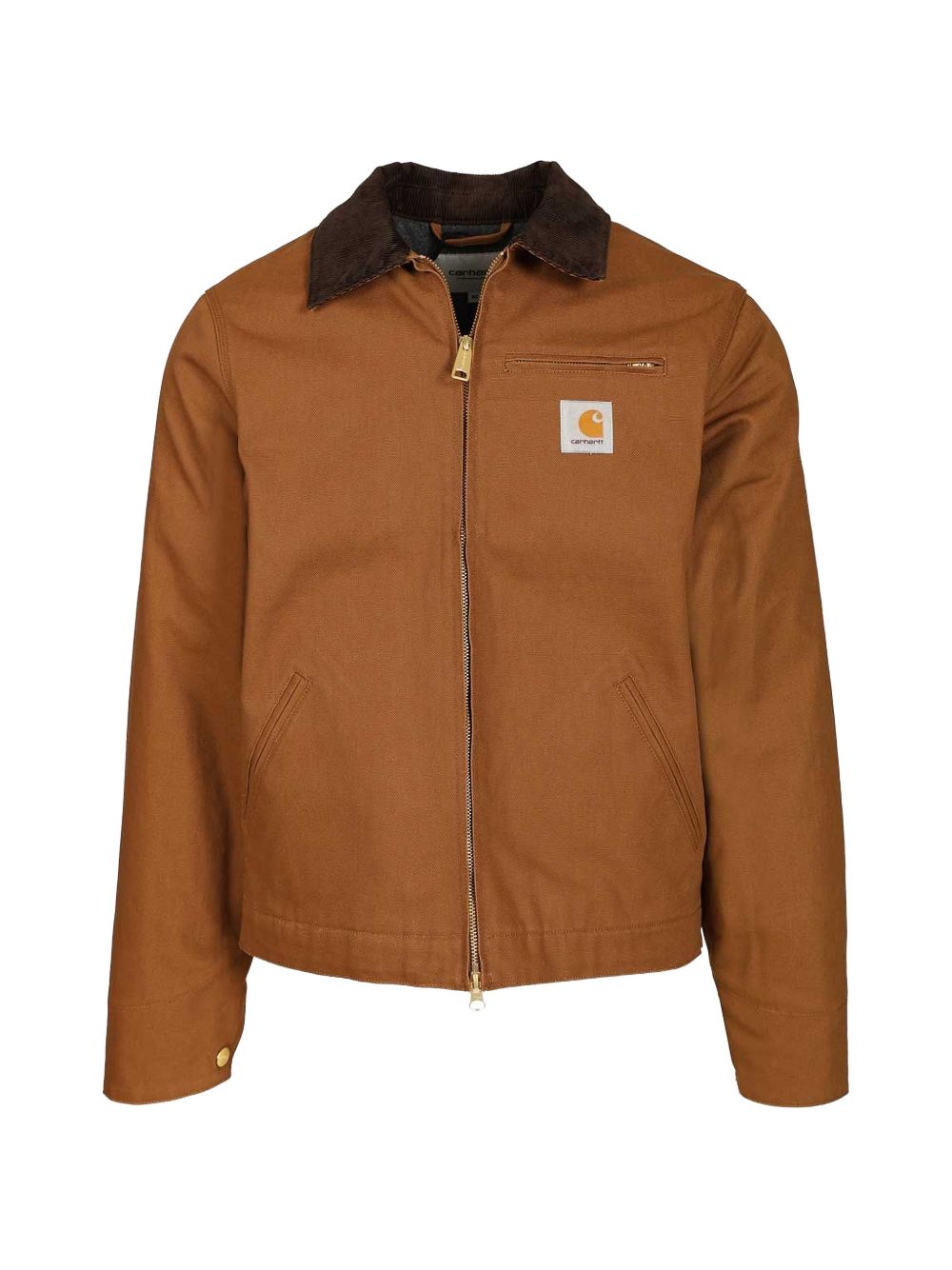 CARHARTT WIP Detroit Jacket in tela Dearborn con colletto in velluto 