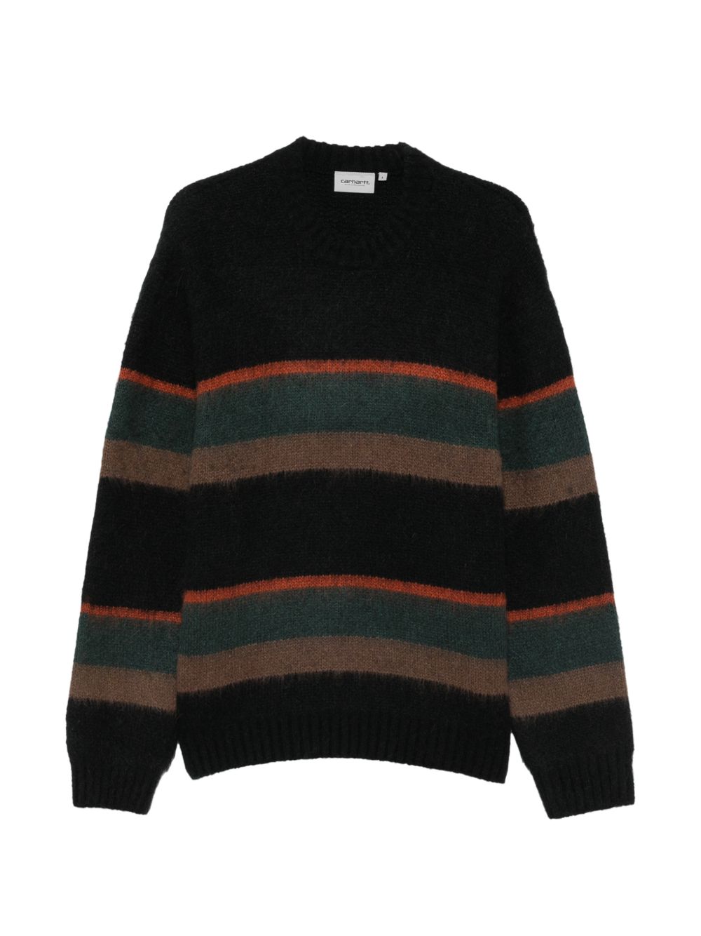 CARHARTT WIP Maglione Girocollo a Righe Jacquard 