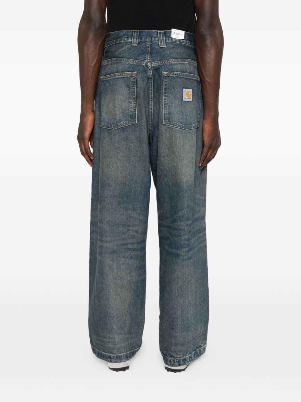 CARHARTT WIP Brandon Pant in denim dalla vestibilità ampia 