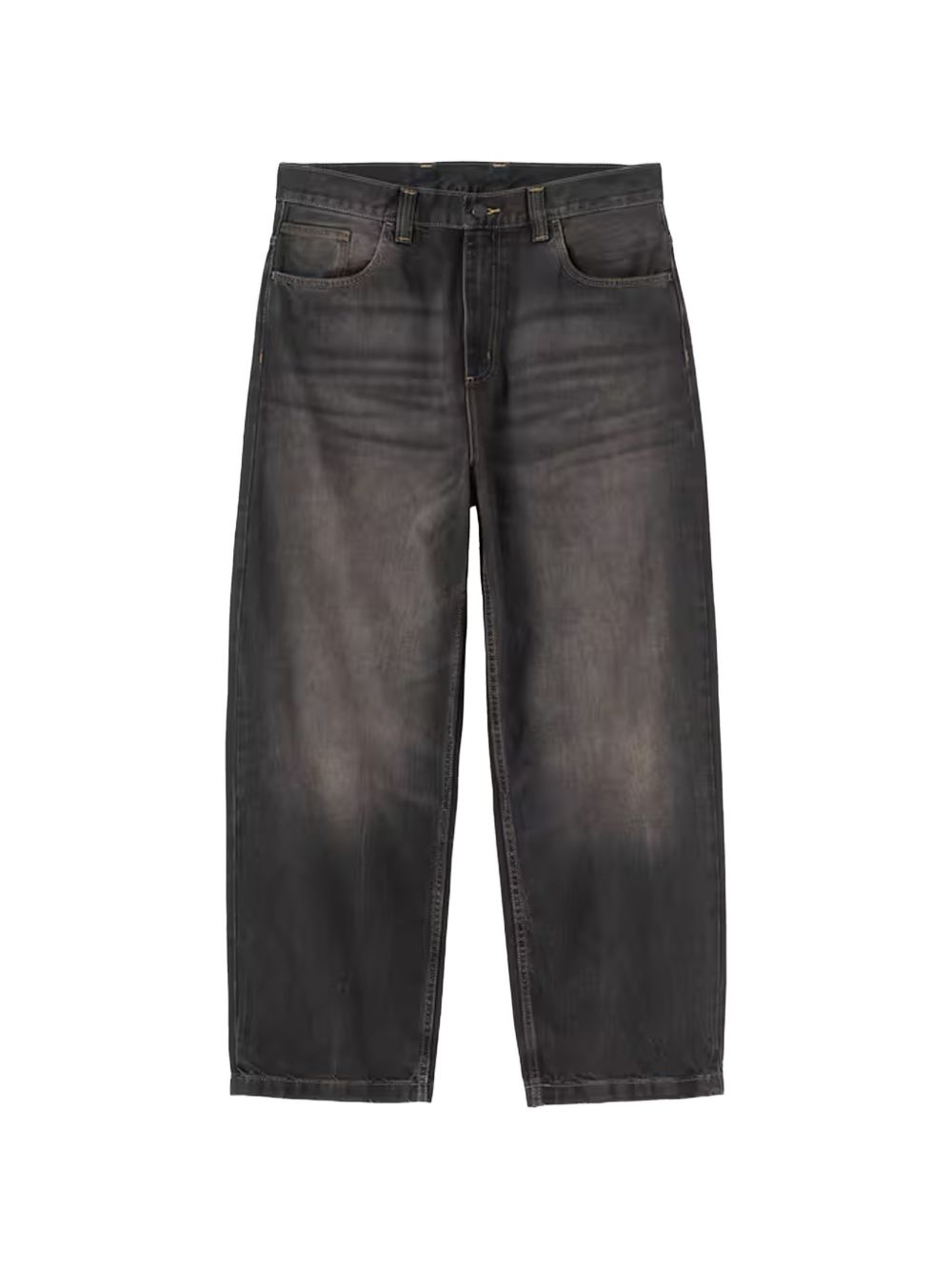 CARHARTT WIP Pantaloni Uomo Brandon in Denim Nero 