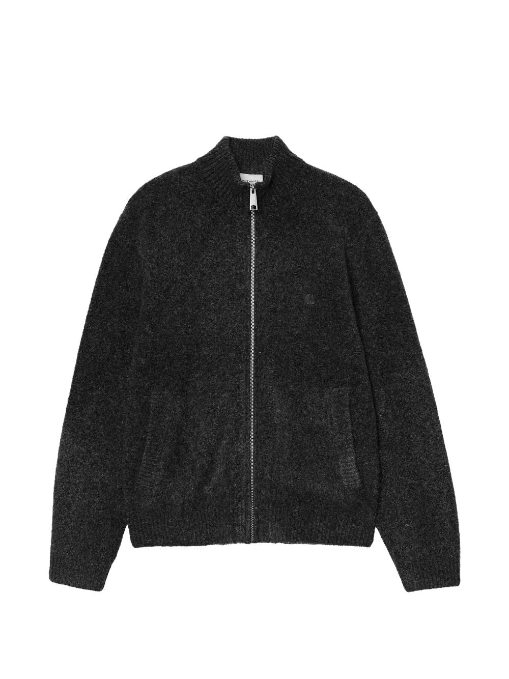 CARHARTT WIP Giacca in maglia Curtis con collo alto e logo 