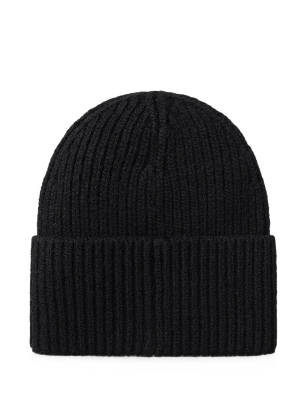 CARHARTT WIP Berretto nero a coste con logo 