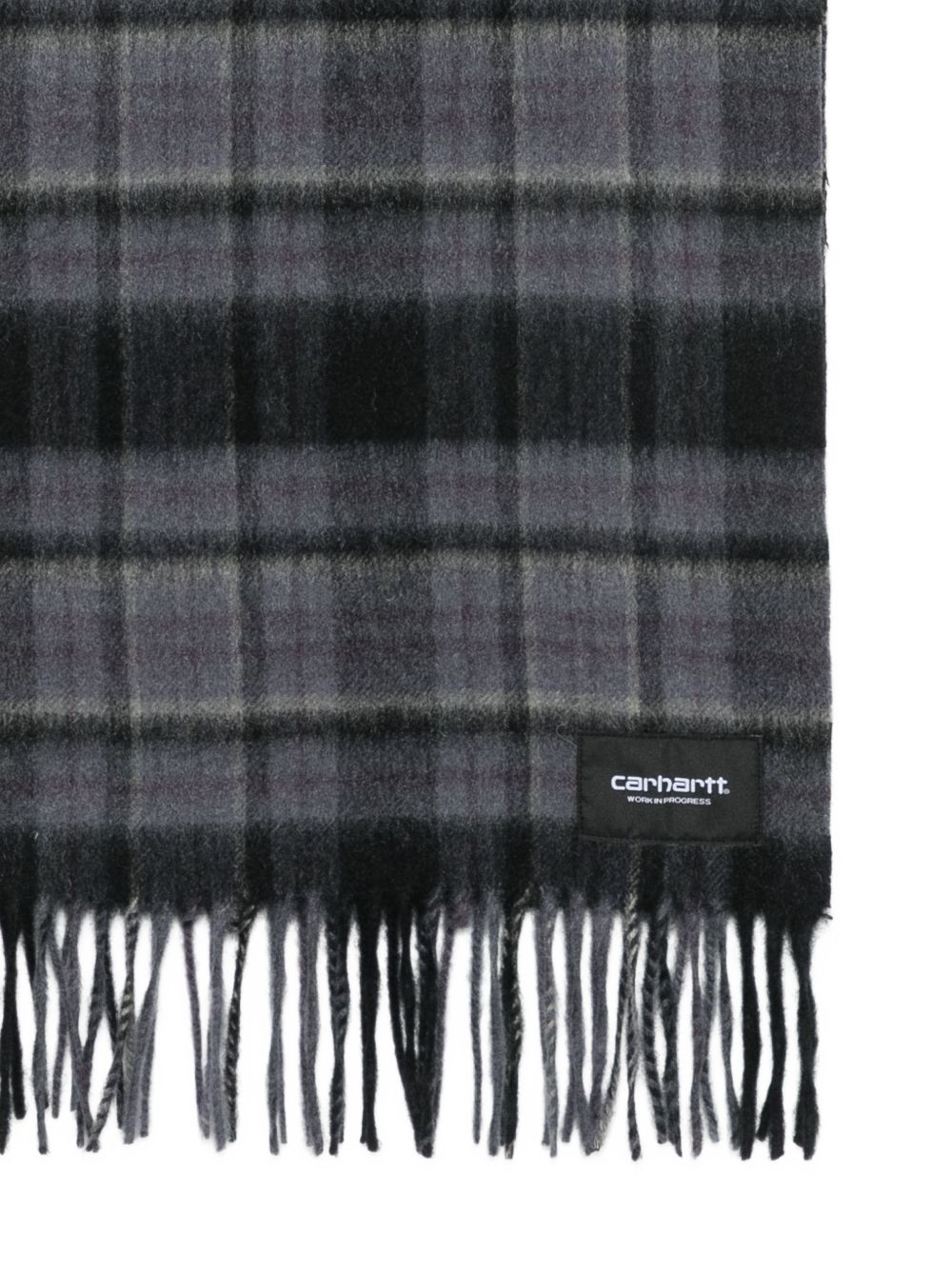 CARHARTT WIP Sciarpa a quadri con frange 
