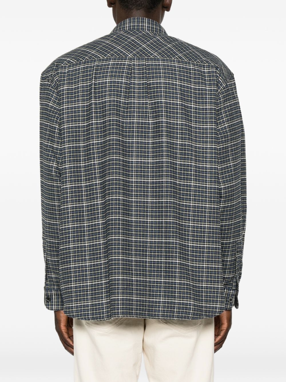 CARHARTT WIP L/S Todrick Shirt in cotone pied-de-poule 