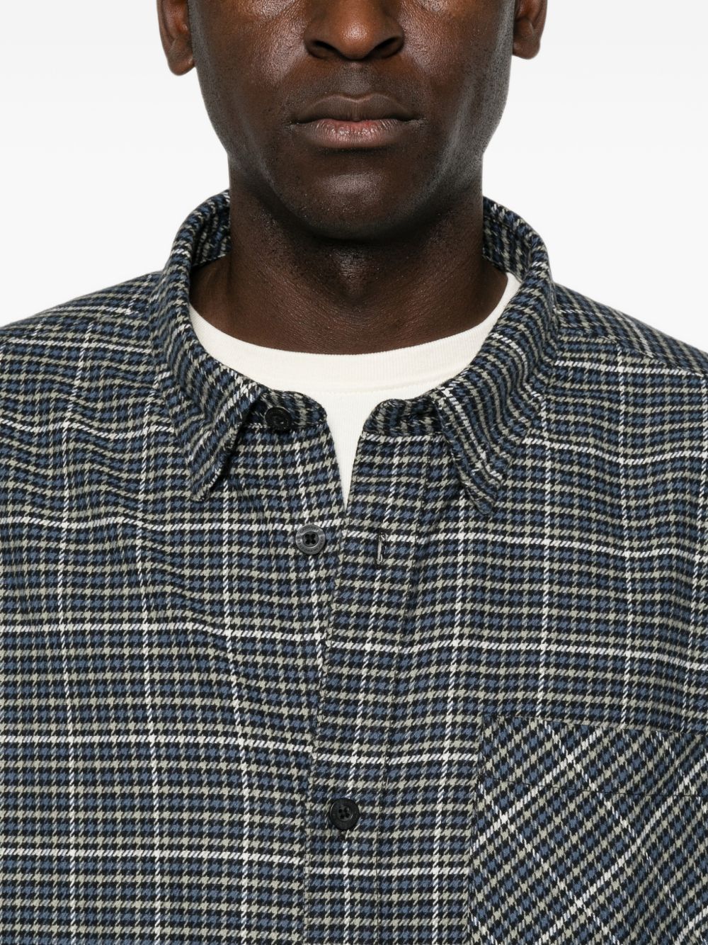 CARHARTT WIP L/S Todrick Shirt in cotone pied-de-poule 