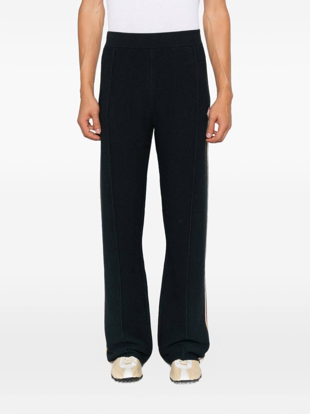 CASABLANCA Pantaloni sportivi ampi blu 