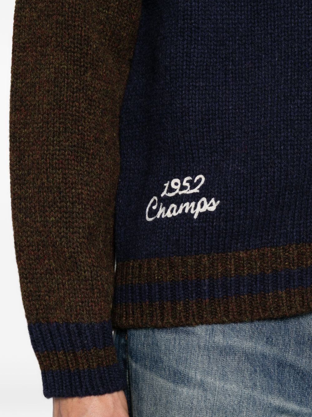 CHESAPEAKES Felpa con zip in maglia di lana 