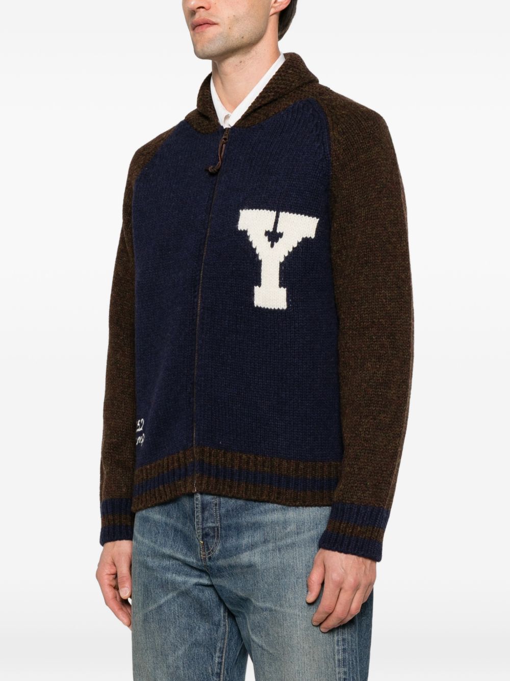 CHESAPEAKES Felpa con zip in maglia di lana 