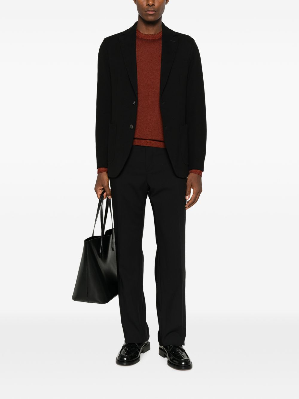 CIRCOLO 1901 Blazer monopetto in jersey effetto cashmere 