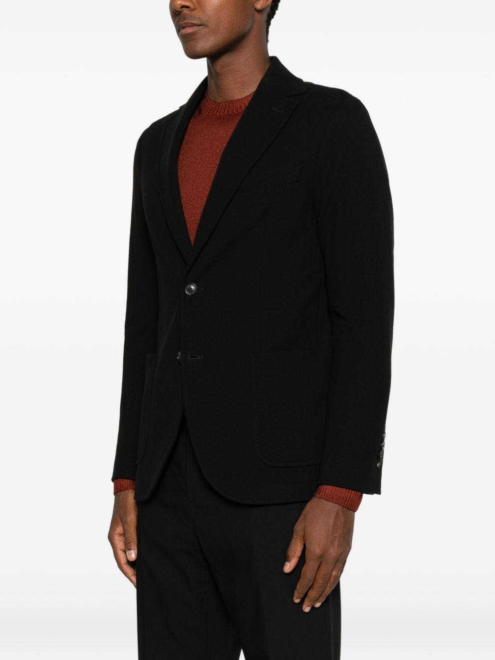 CIRCOLO 1901 Blazer monopetto in jersey effetto cashmere 