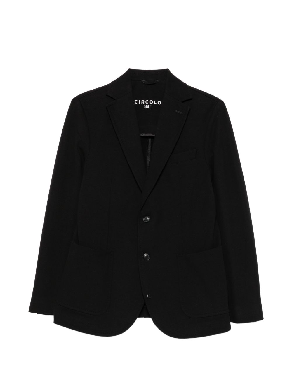 CIRCOLO 1901 Blazer monopetto in jersey effetto cashmere 