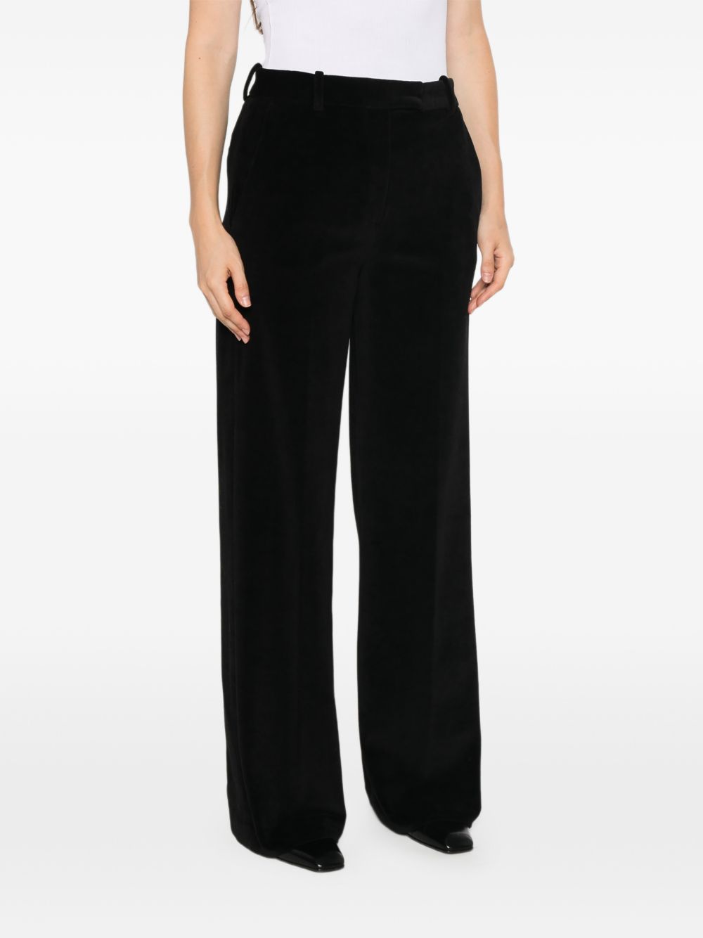 CIRCOLO 1901 Pantaloni neri a gamba dritta 