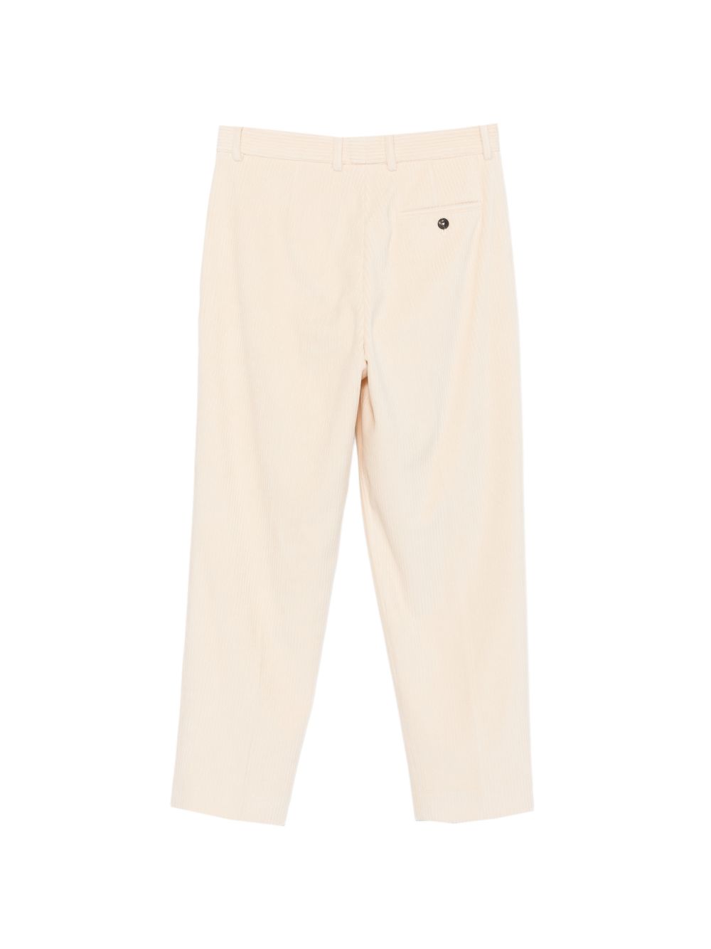 CIRCOLO 1901 Pantaloni cropped bianchi in velluto a coste 