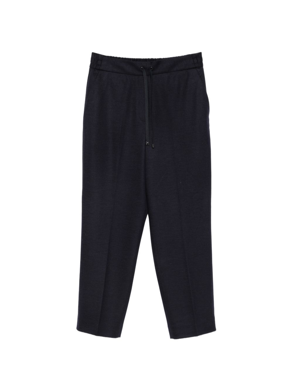 CIRCOLO 1901 Pantaloni blu in lana con coulisse in vita 