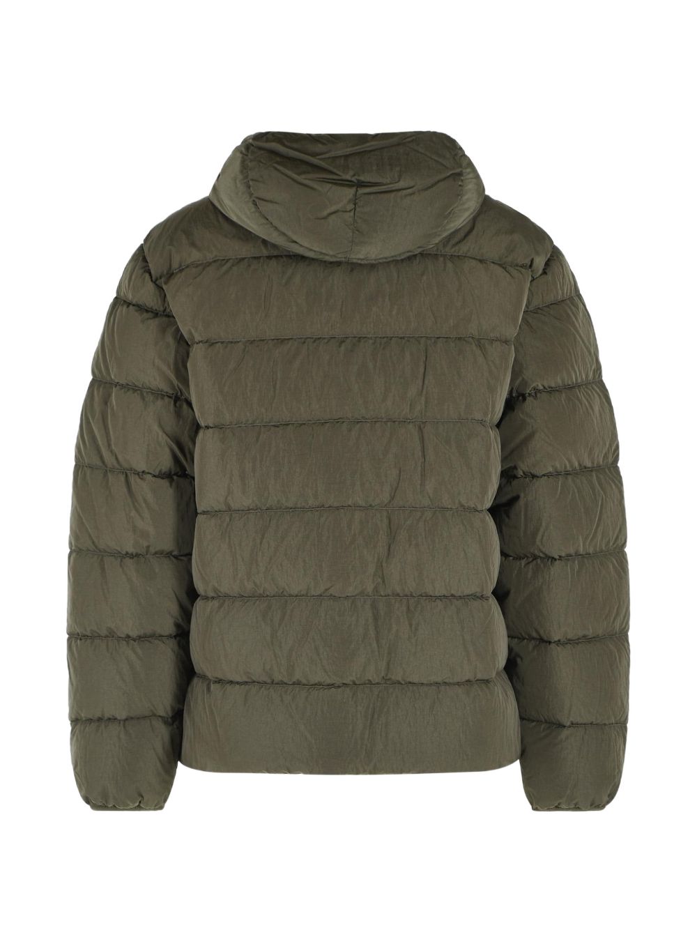 CP COMPANY Piumino Verde con Cappuccio Goggle 