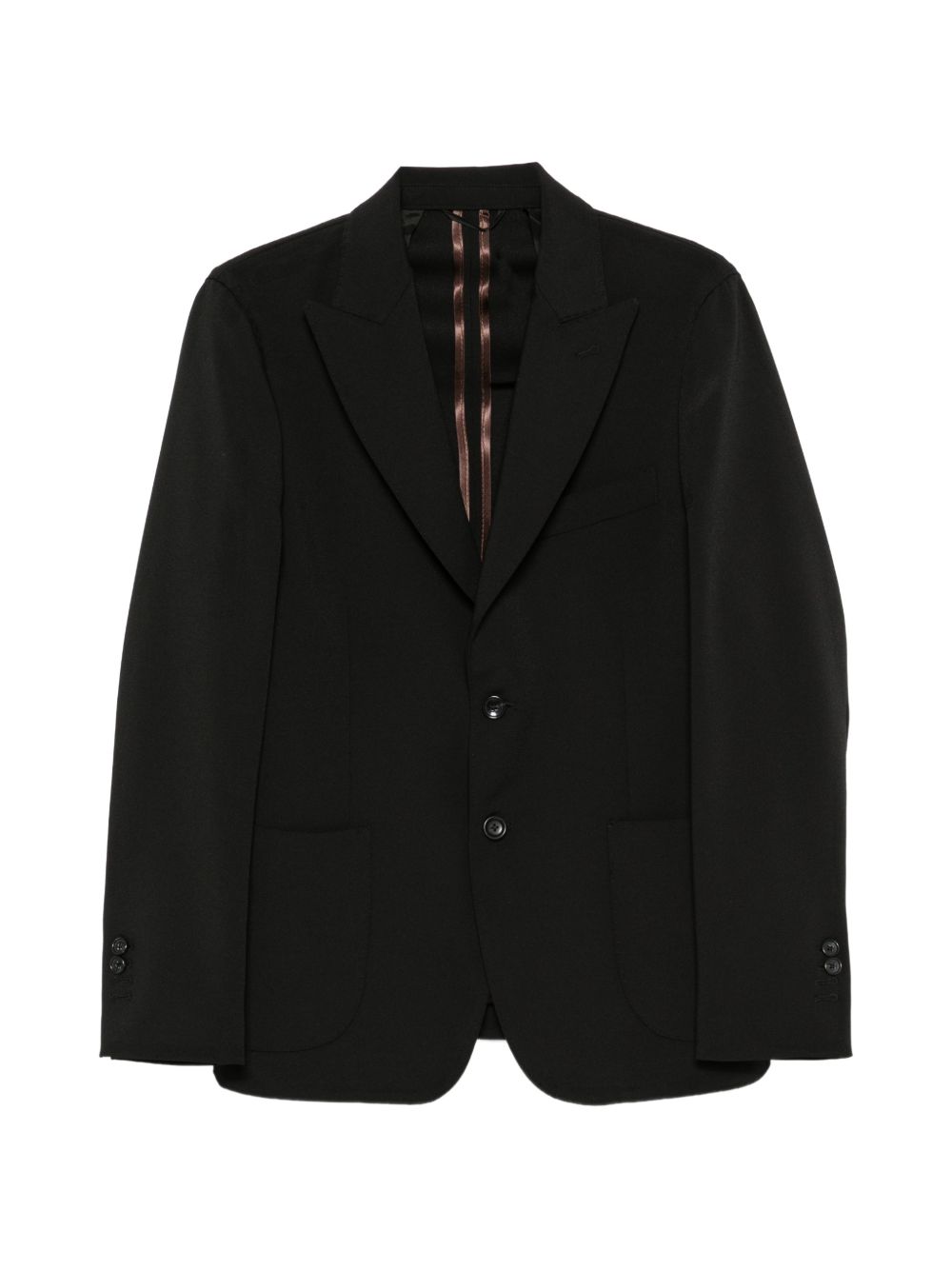 DANIELE ALESSANDRINI Blazer nero monopetto 
