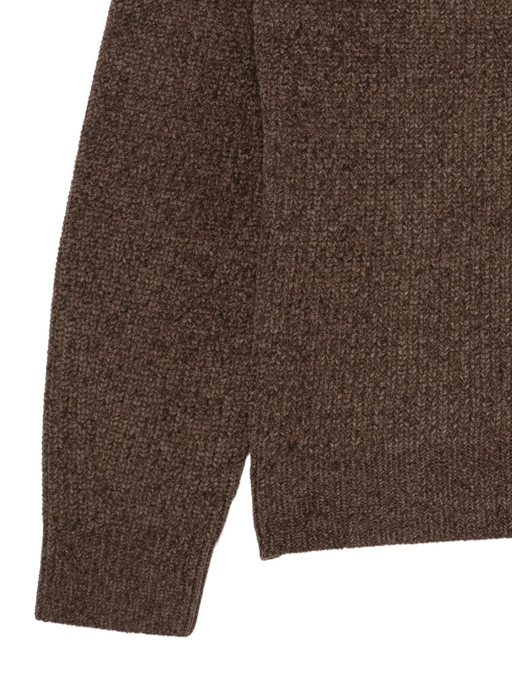 DANIELE ALESSANDRINI Cardigan marrone con scollo a V 
