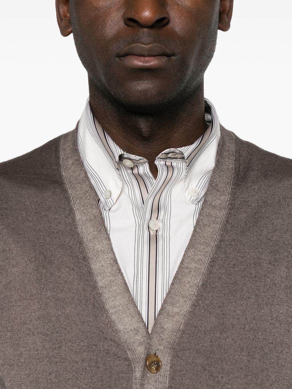 DANIELE FIESOLI Gilet in lana grigia 