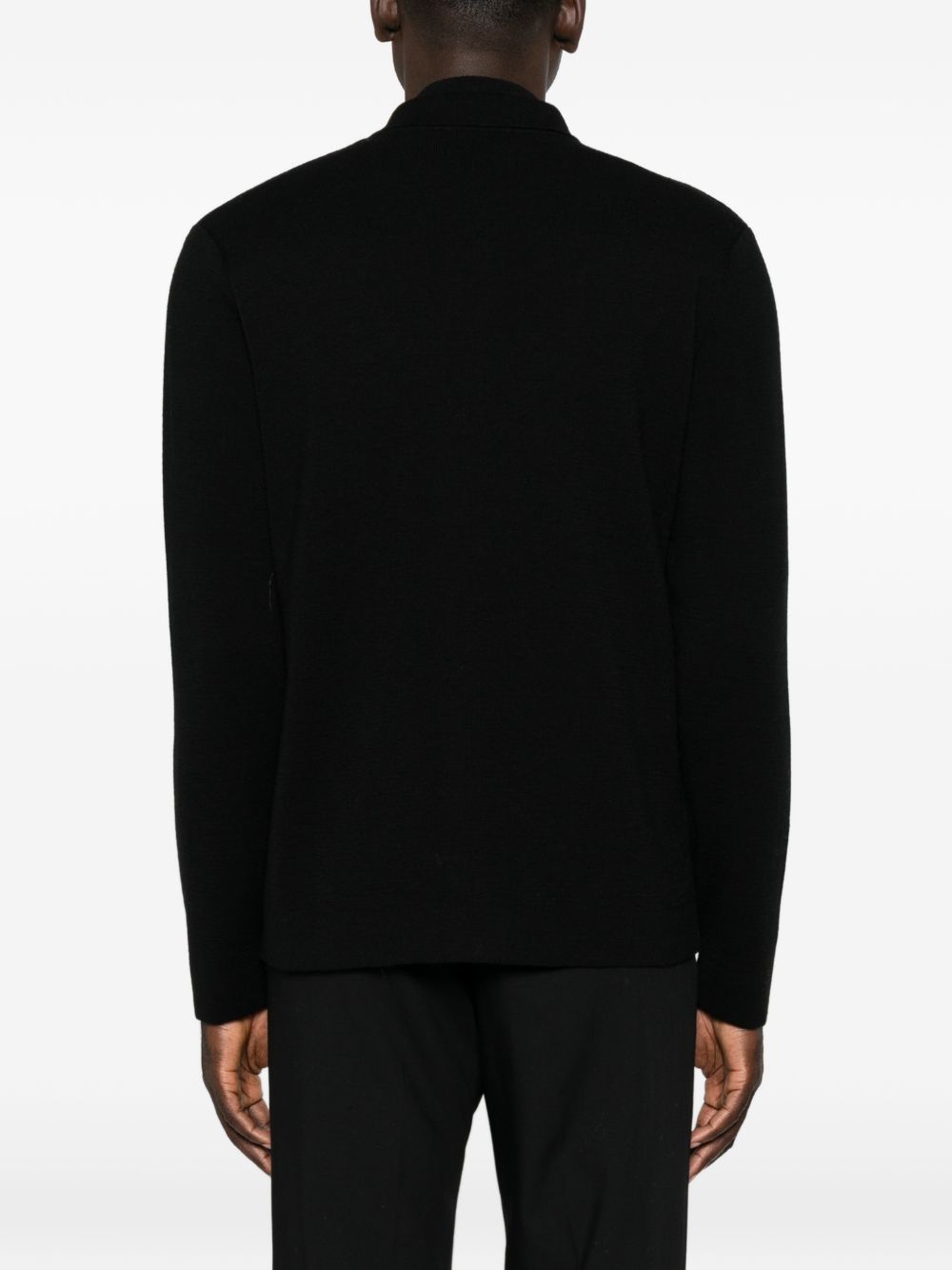 DANIELE FIESOLI Cardigan con zip nero 