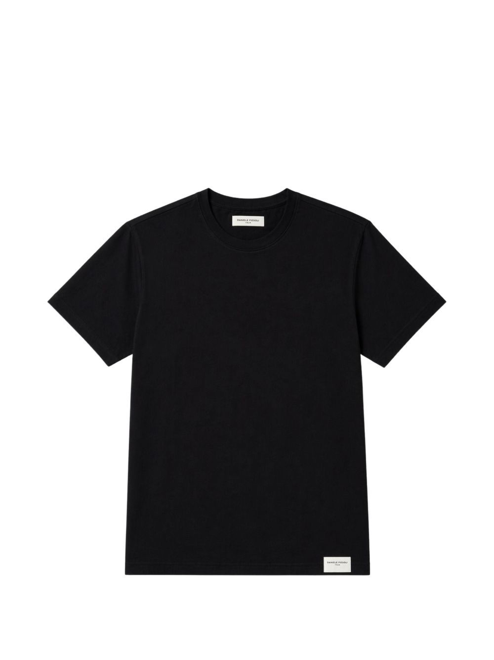 DANIELE FIESOLI T-shirt in cotone nero 