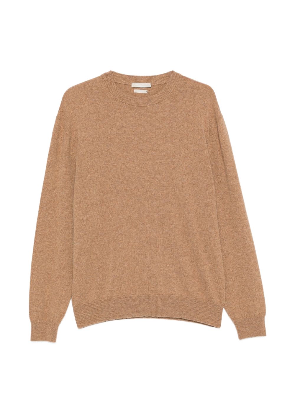 DANIELE FIESOLI Maglia girocollo in cashmere color cammello 