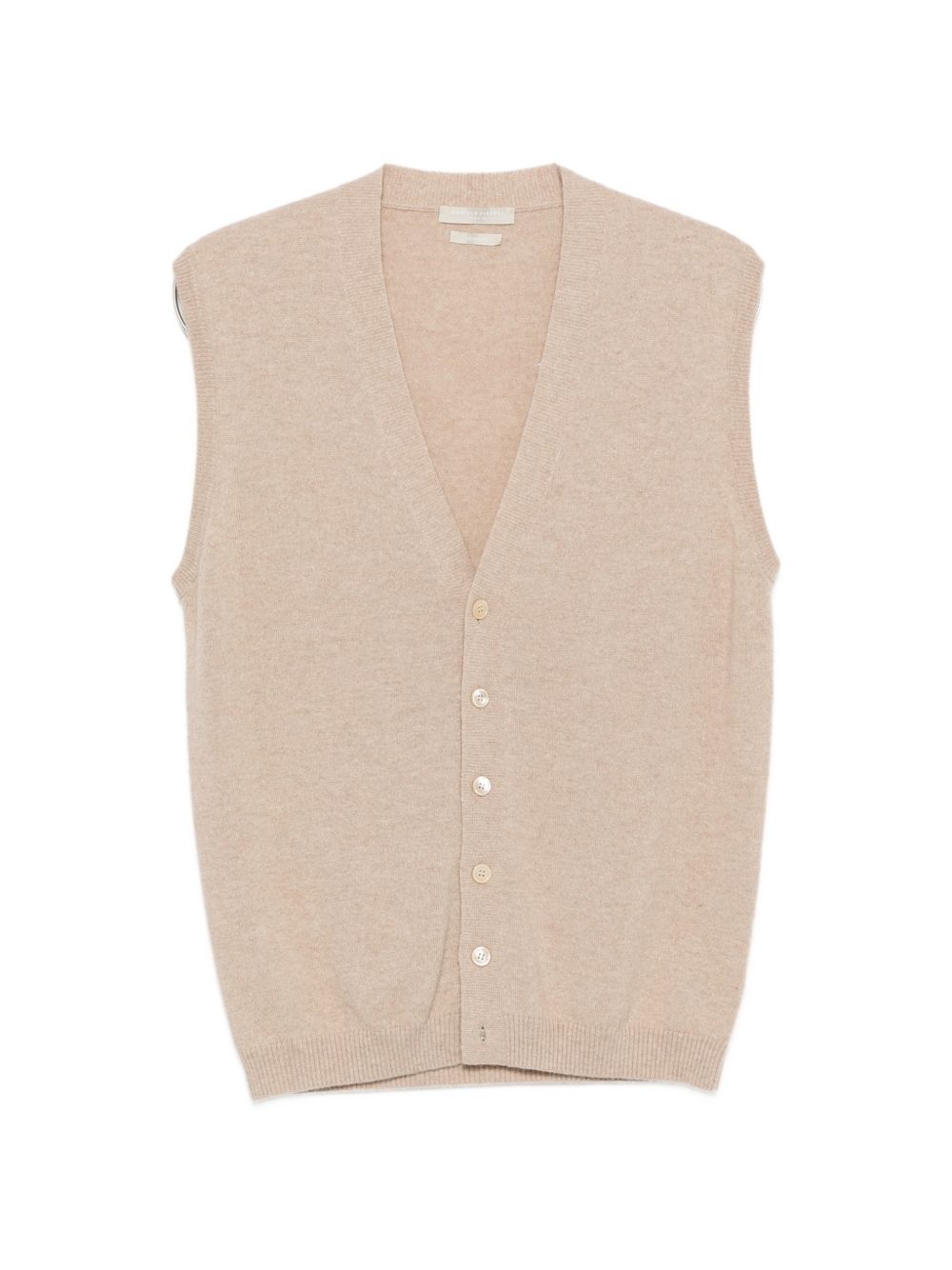 DANIELE FIESOLI Gilet in cashmere beige 