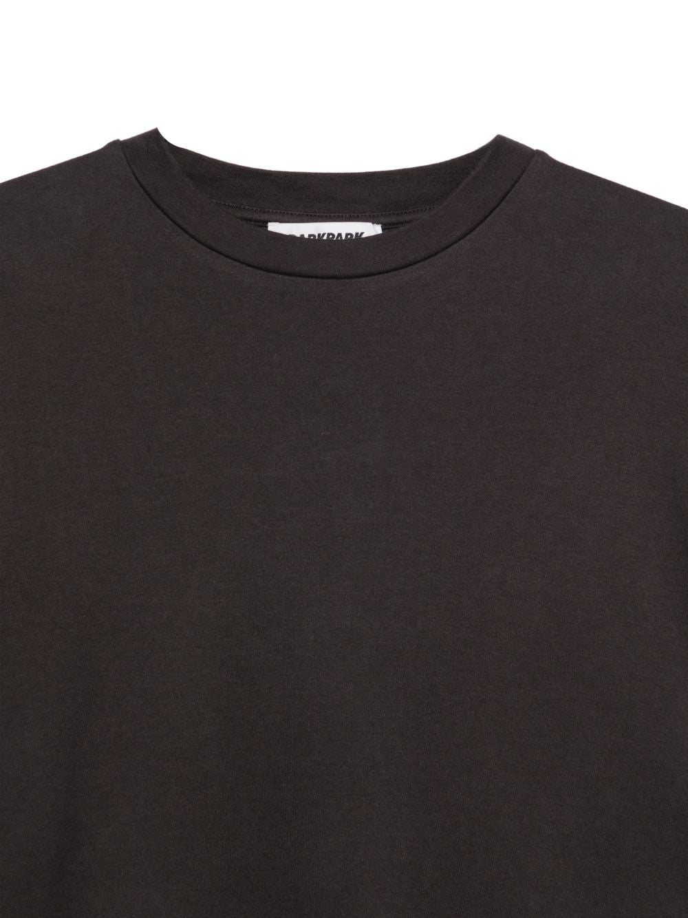 DARKPARK T-shirt Ally nera in cotone con coda biforcata 