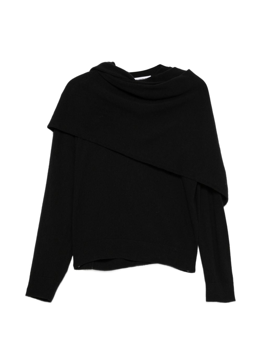DARKPARK Maglia Addison nera in lana merino e cashmere 
