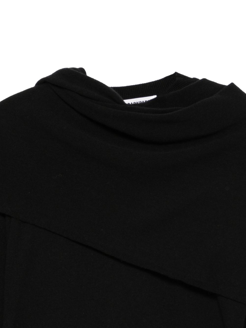 DARKPARK Maglia Addison nera in lana merino e cashmere 