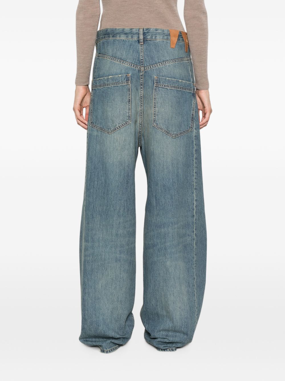 DARKPARK Jeans Ines blu in denim di cotone 