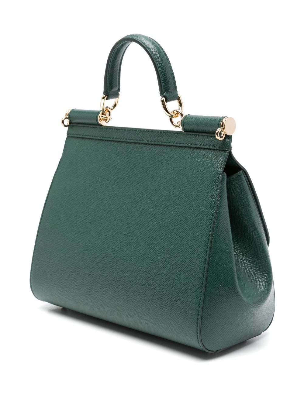DOLCE e GABBANA Borsa Sicily Large verde in pelle 