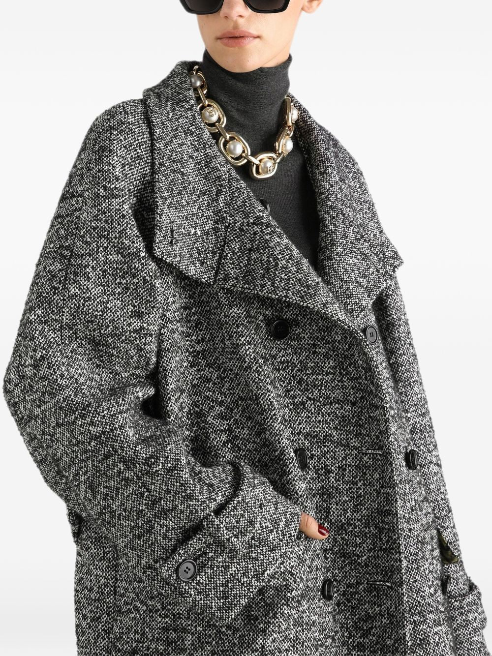 DOLCE e GABBANA Cappotto doppiopetto grigio 
