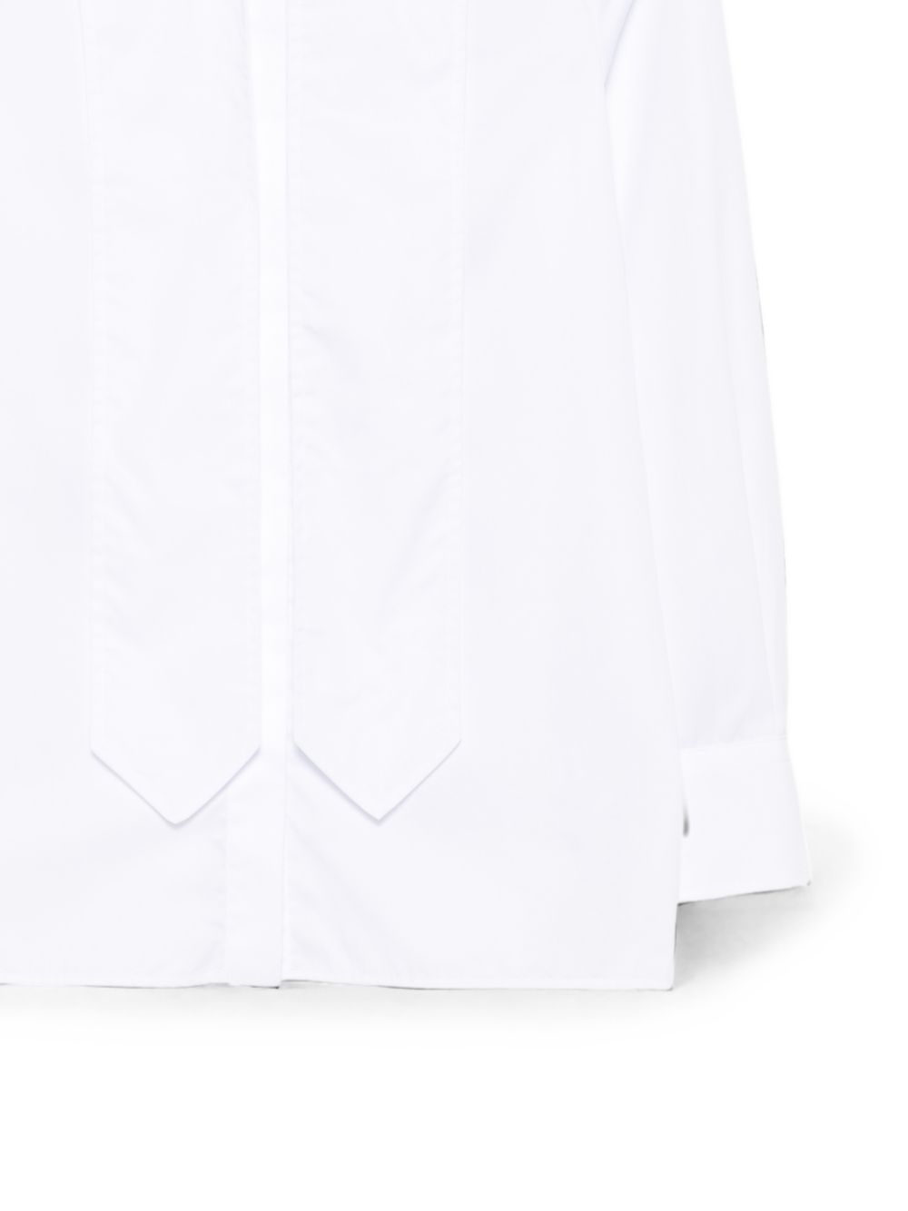 DONDUP Camicia Fiocco bianca in cotone 