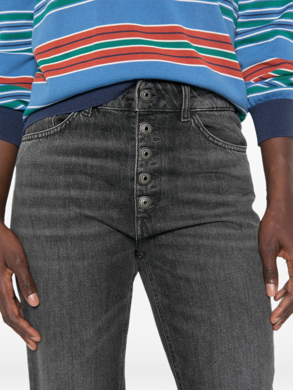 DONDUP Jeans Koons Bot Gioie blu in denim stretch 