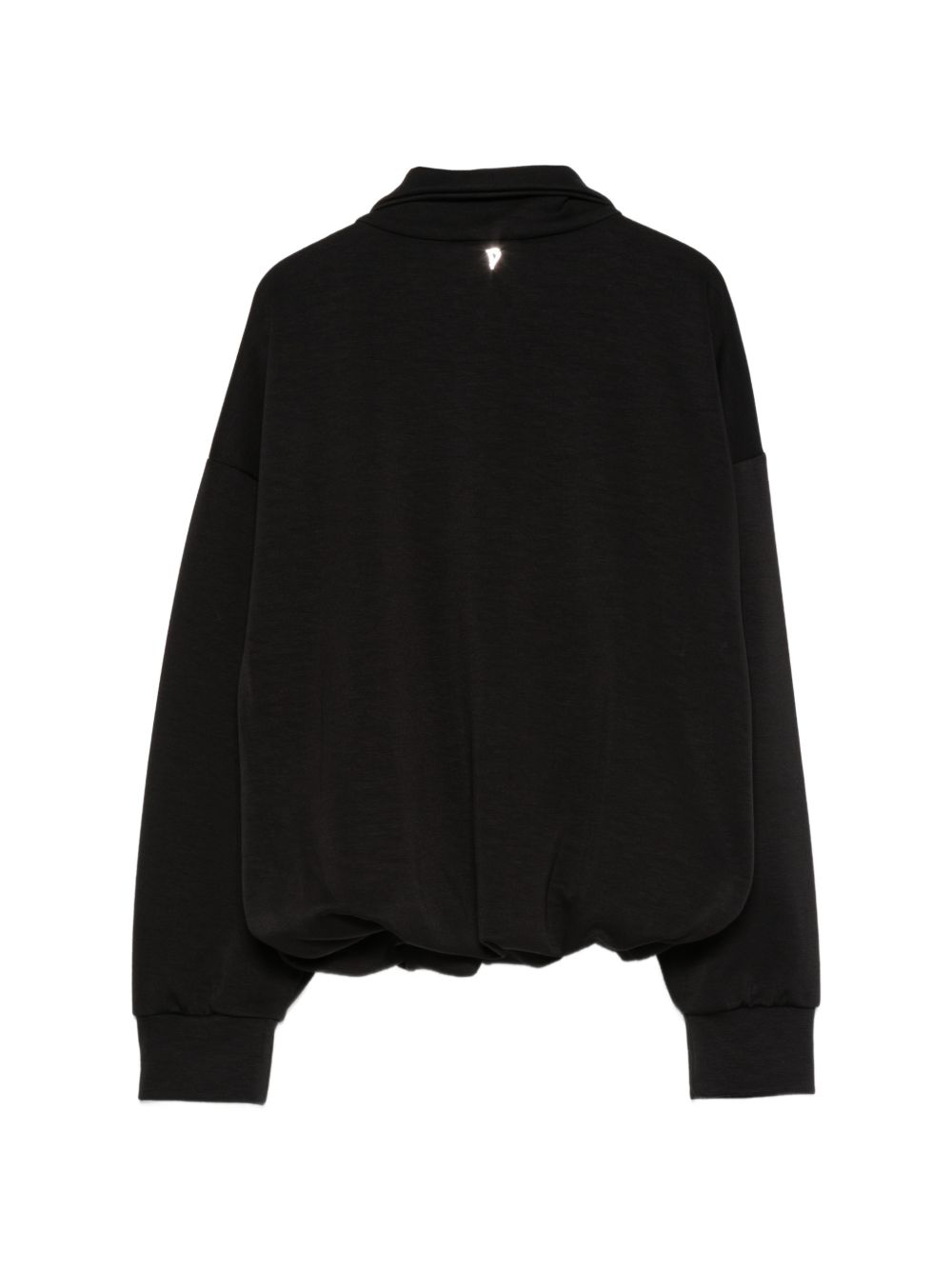 DONDUP Felpa nera con zip 