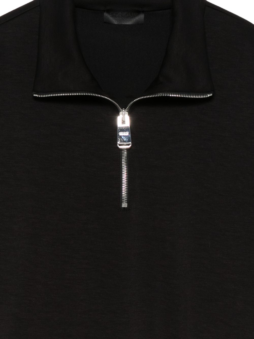 DONDUP Felpa nera con zip 