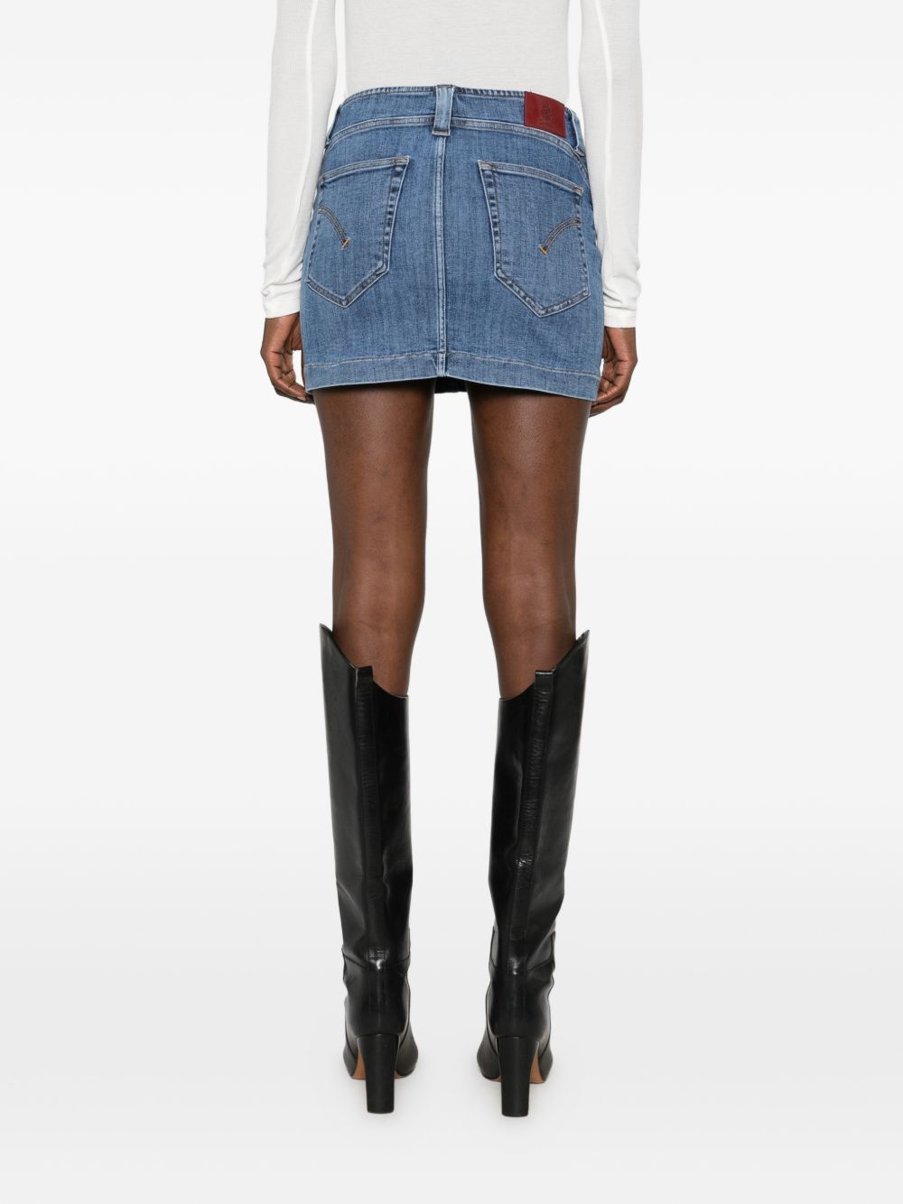 DONDUP Minigonna in Denim Collezione Esibizionista 