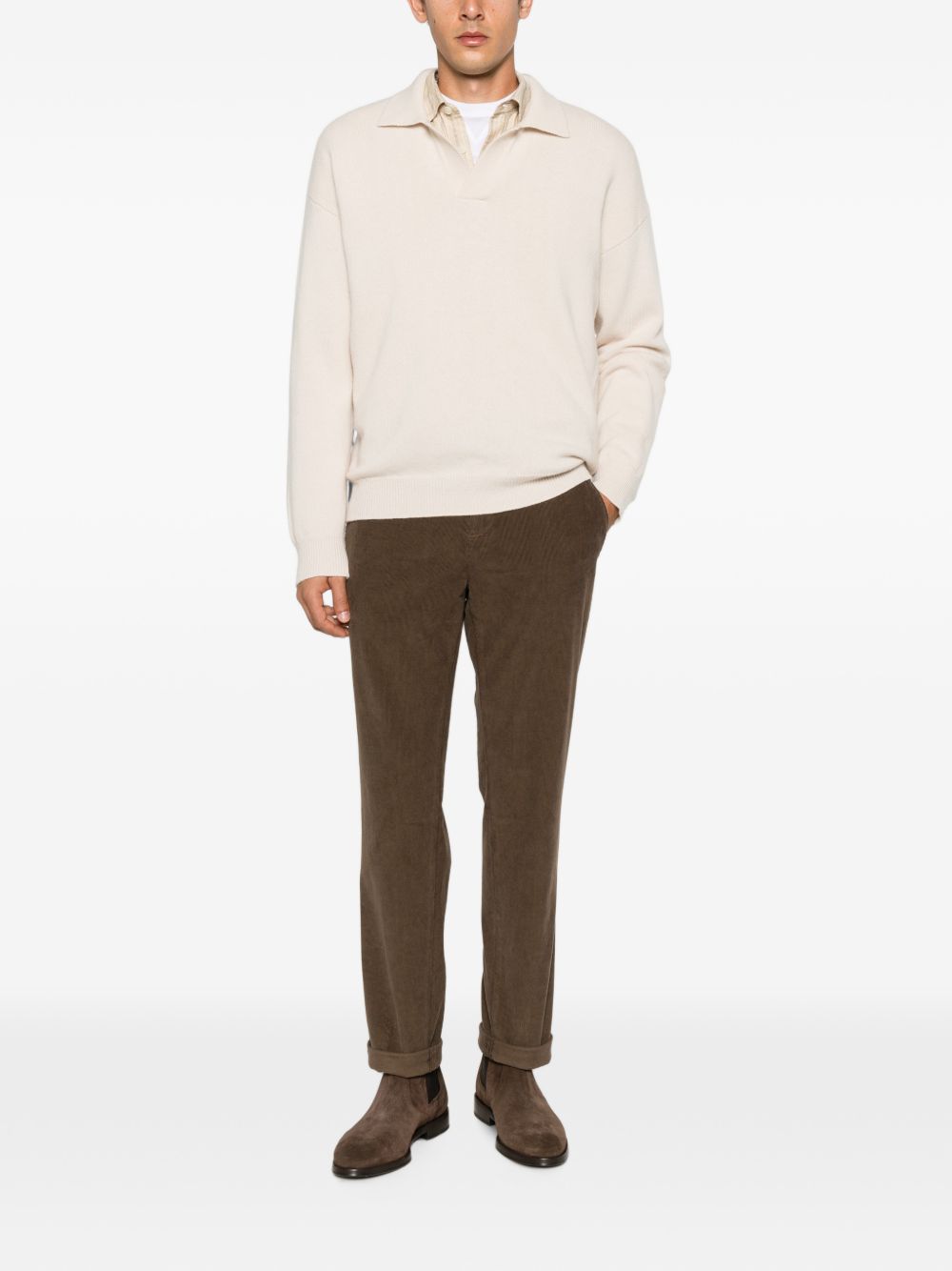 DONDUP Pantalone Gaubert Relax in cotone elasticizzato 