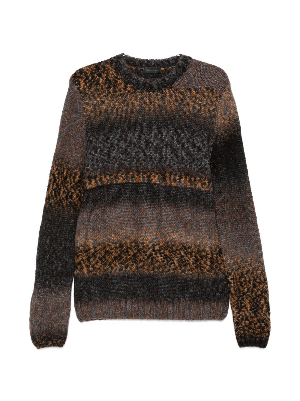 DONDUP Maglione marrone in misto lana e cashmere 
