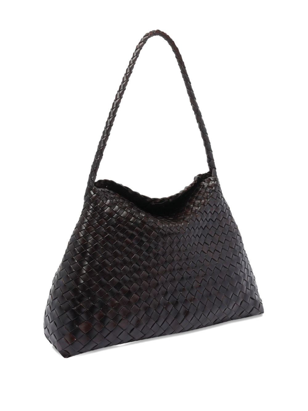 DRAGON DIFFUSION Borsa a spalla Santa Maria in pelle intrecciata 