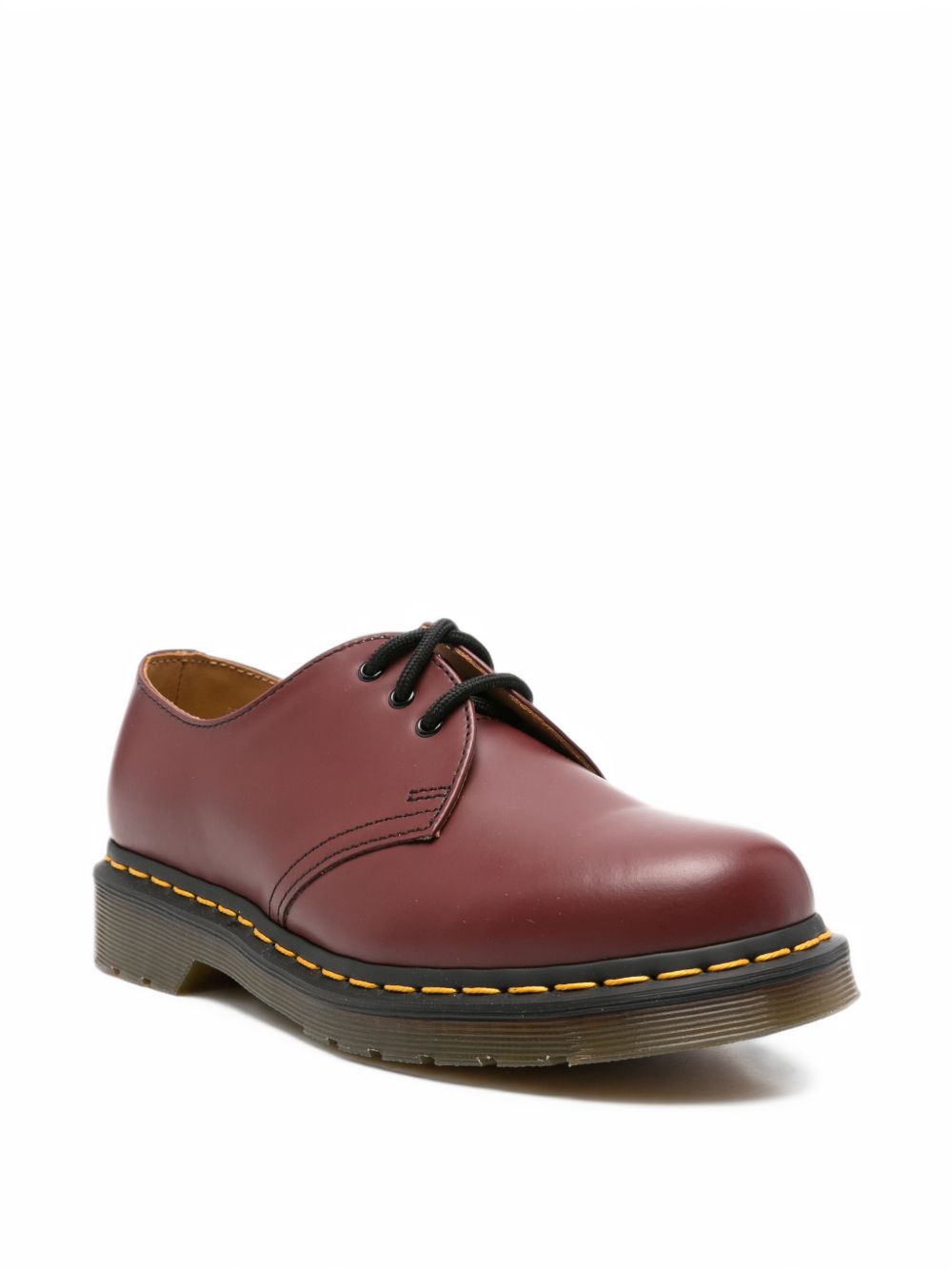 DR MARTENS 1461 Scarpe Stringate Rosse 
