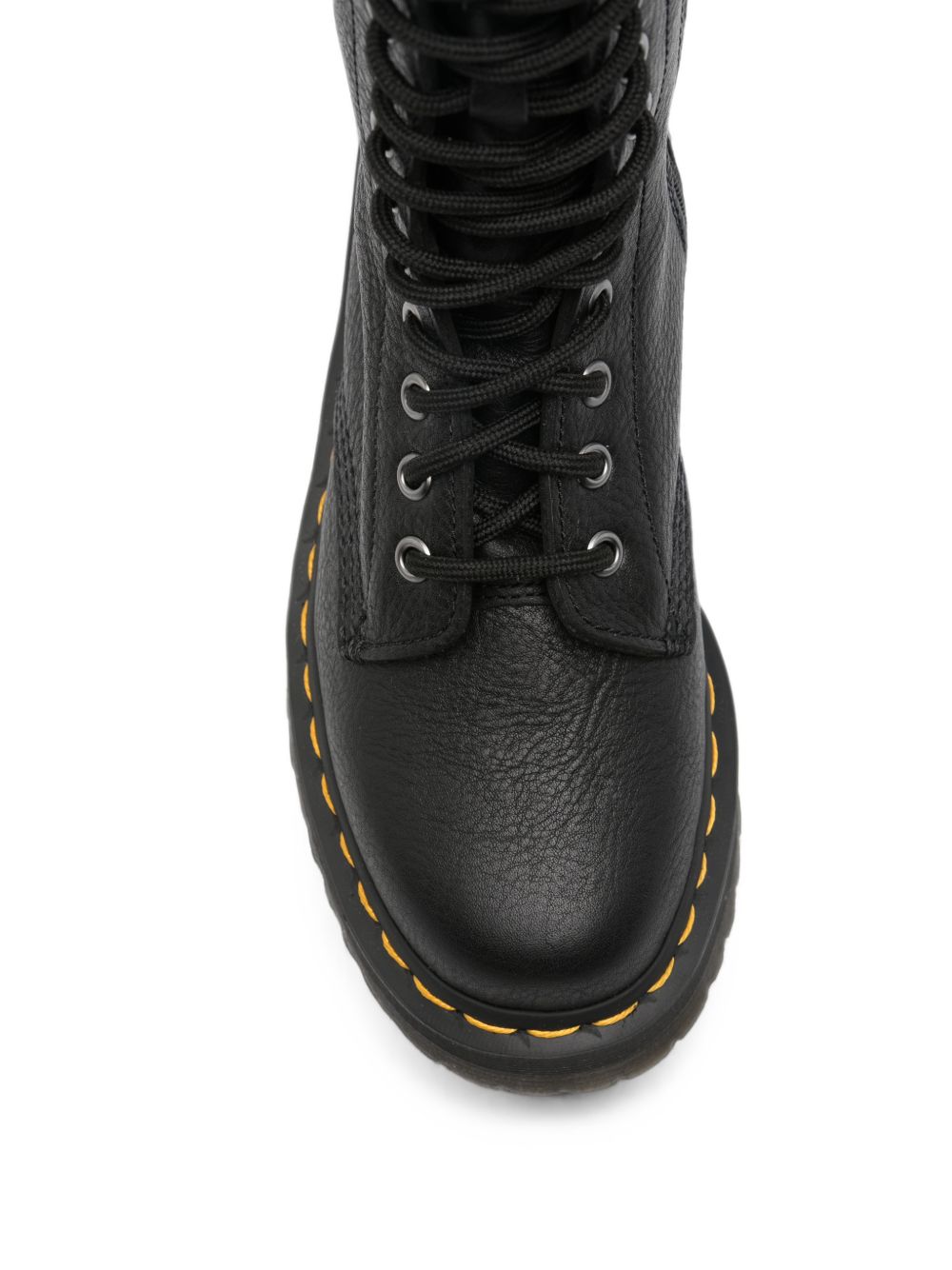 DR MARTENS Stivali 1B99 Quad alti neri con stringhe in pelle 