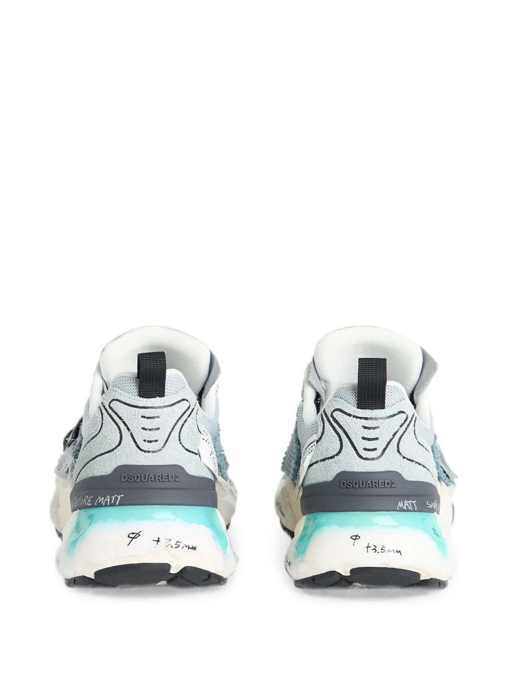 DSQUARED2 Sneakers Faster Grigie 