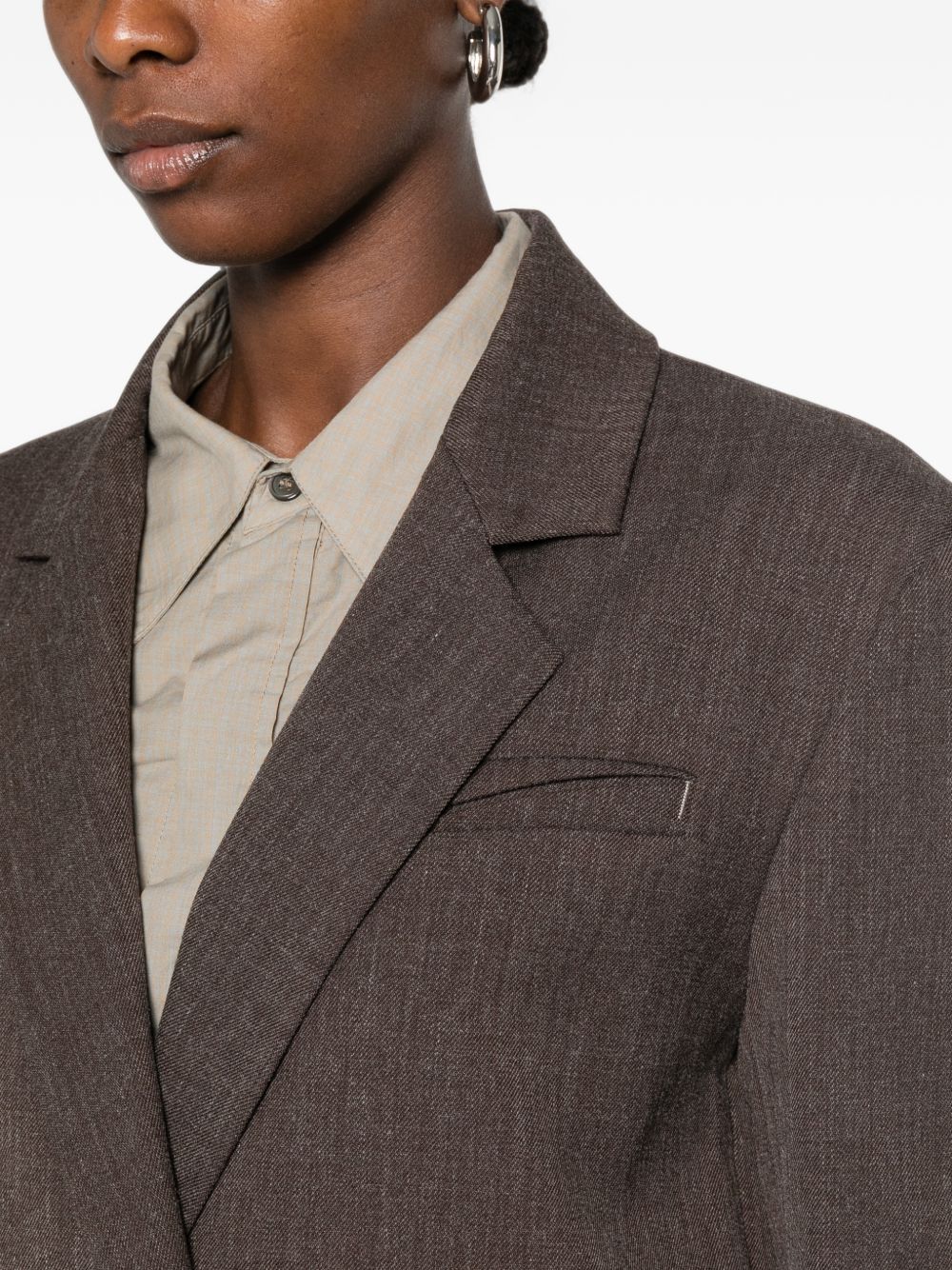 ELEH Blazer doppiopetto regular dalla linea strutturata 
