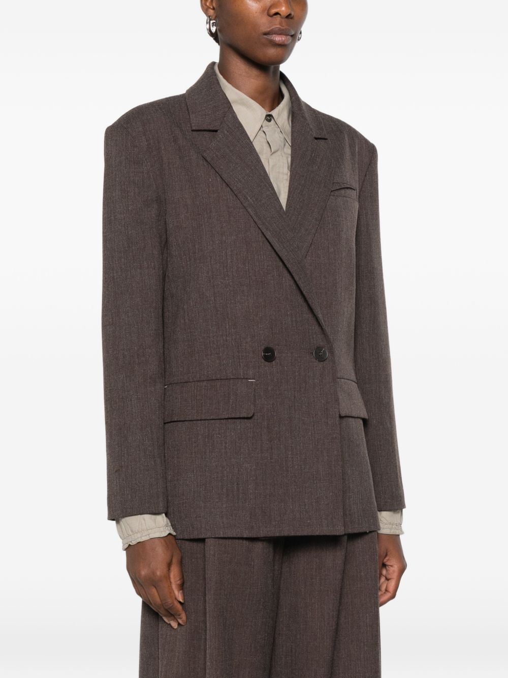 ELEH Blazer doppiopetto regular dalla linea strutturata 
