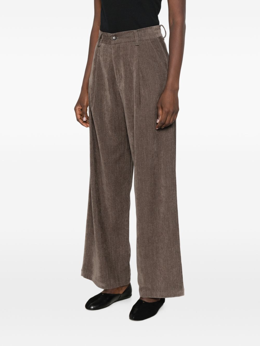 ELEH Pantaloni marroni sartoriali 