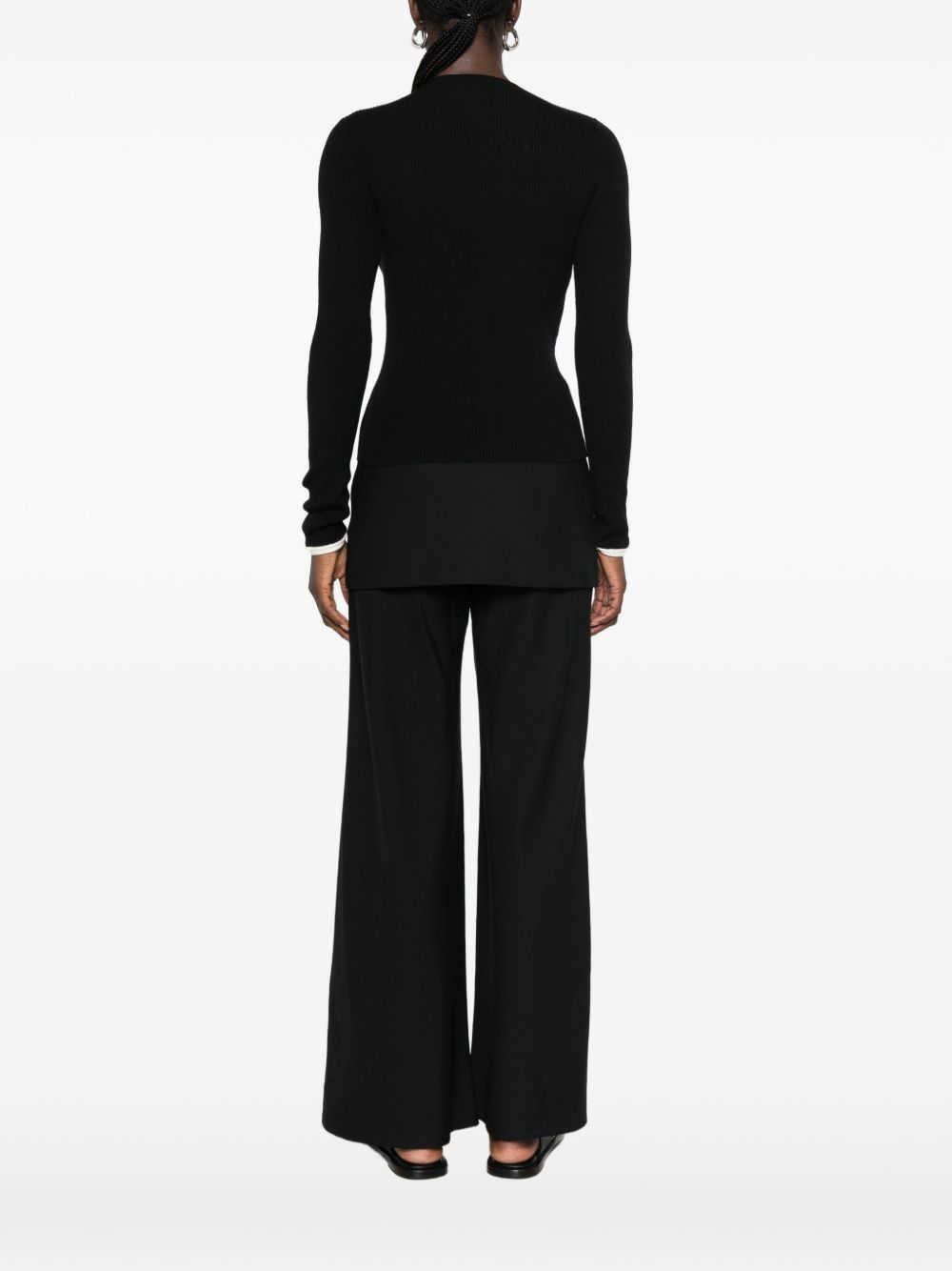 ELEH Cardigan in maglia nero 