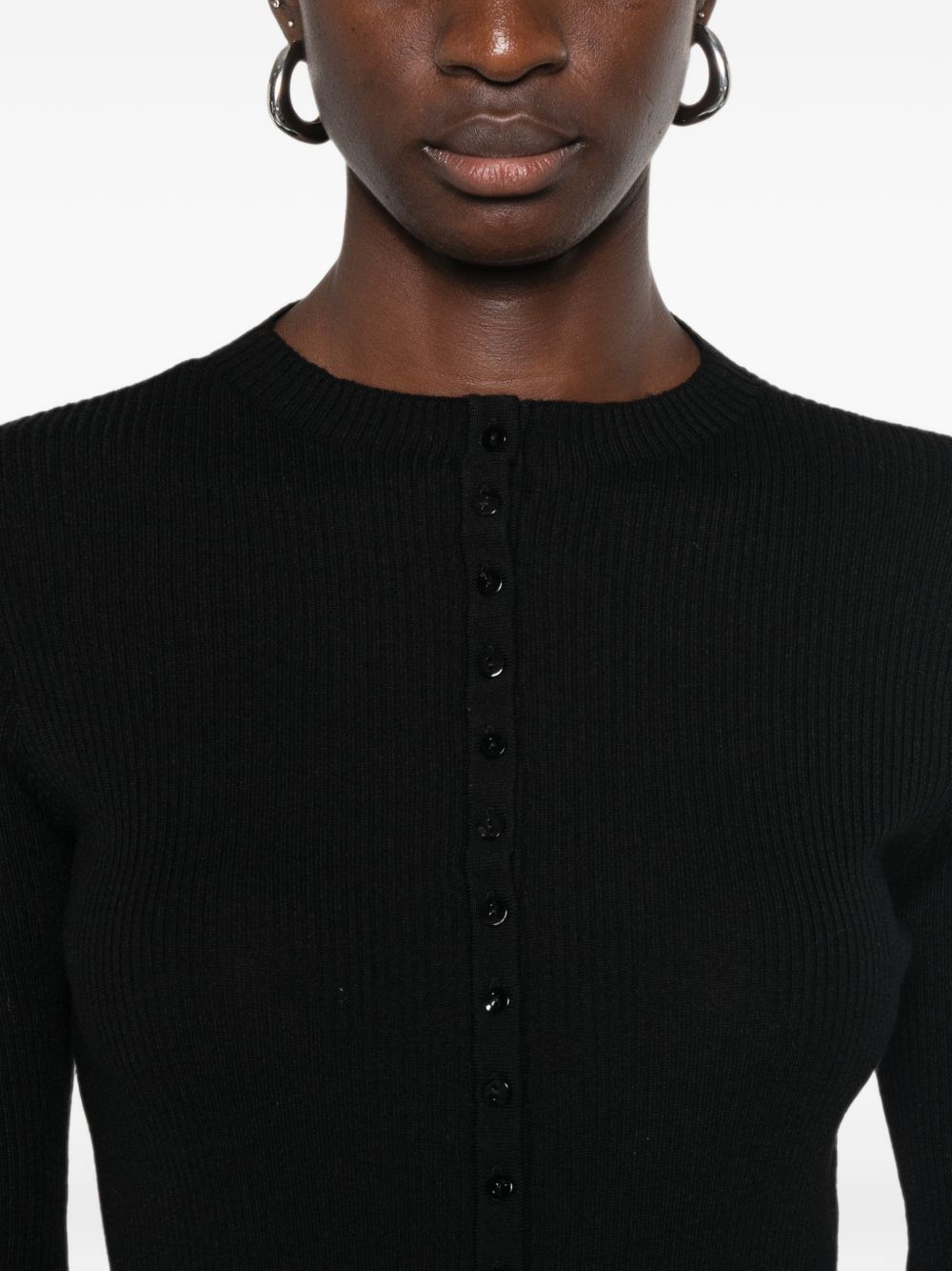 ELEH Cardigan in maglia nero 