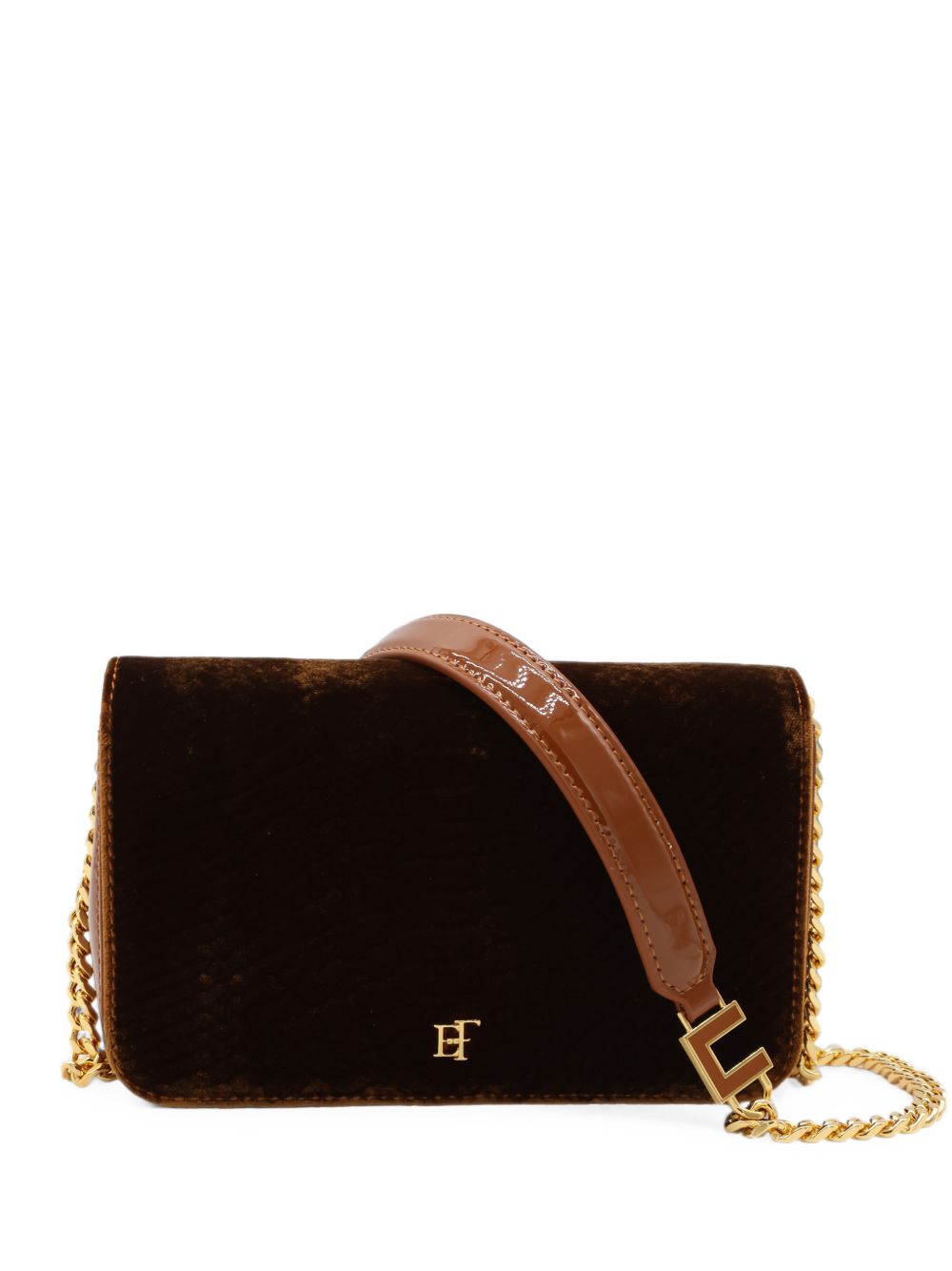 ELISABETTA FRANCHI Borsa a Tracolla Marrone 