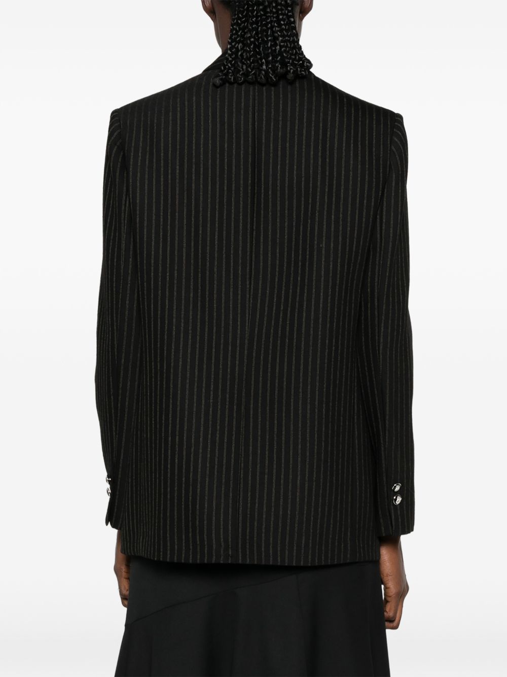 ELISABETTA FRANCHI Blazer nero con tasche frontali 